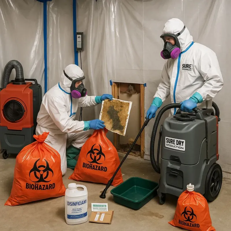 Contaminated Water Handling Protocols process in Ama, LA